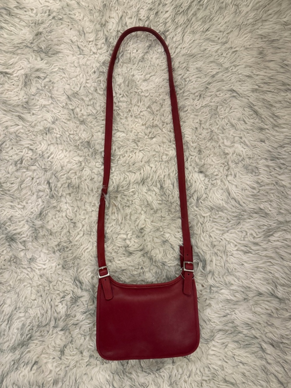 Vintage Coach ‘Mini Hippie’ Bag - Red Cherry